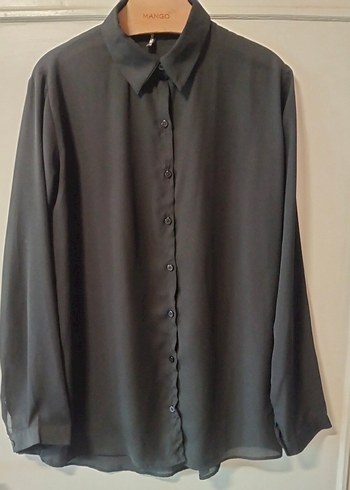 Diğer Siyah Sifon Gomlek