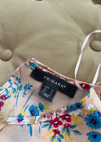 Primark Çiçek Desenli Bohem Kolsuz Bluz - Görsel 2