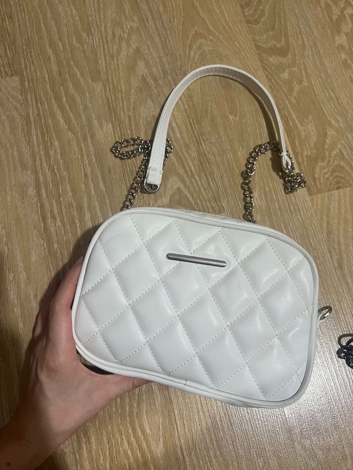 LCW Zincir Detaylı Deri Kadın Çanta - Görsel 5