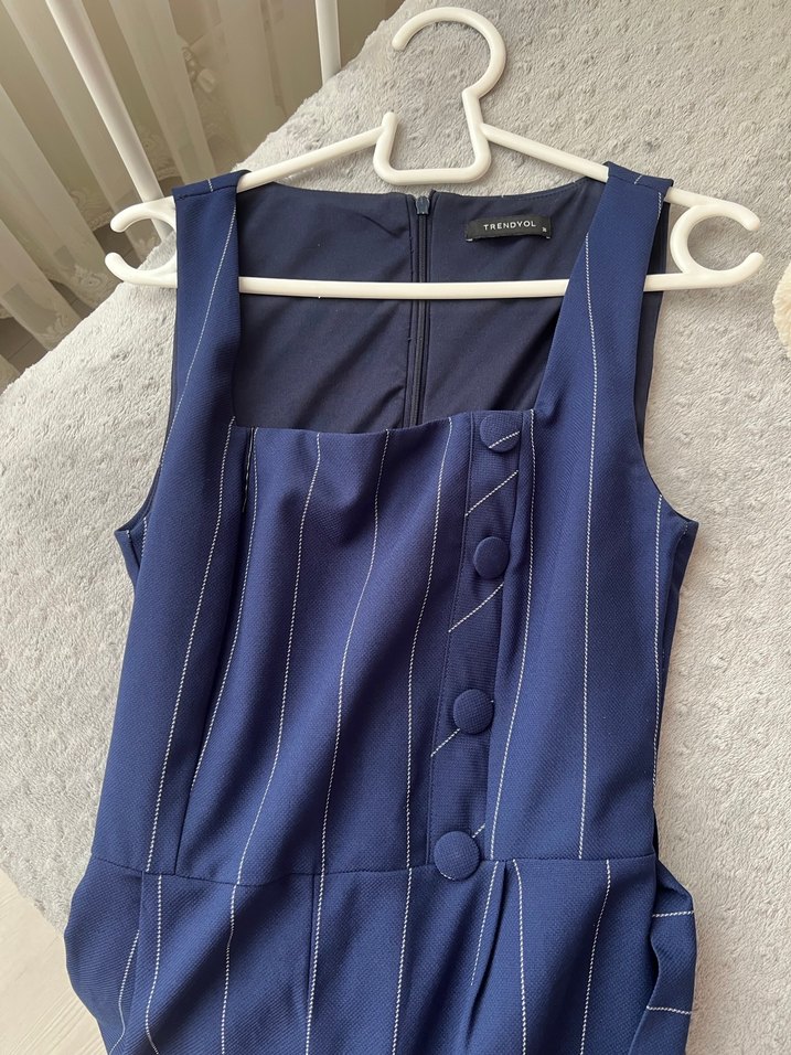 Lacivert  Kadın  Tulum - Görsel 5