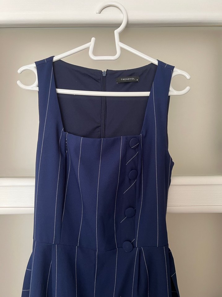 Lacivert  Kadın  Tulum - Görsel 2