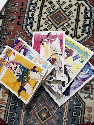 Rosairo Vampire Manga 1 2 3 4 ve 5