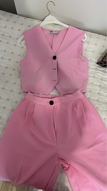 Zara İKİLİ PEMBE TAKIM