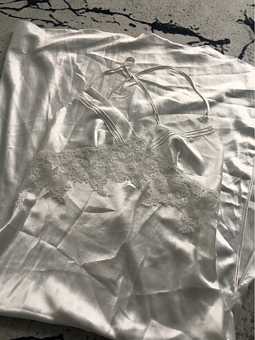 Saten pijama seti - Görsel 2