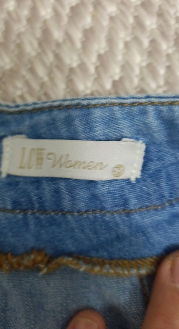 Volanlı Mavi Hamile Midi Etek - Görsel 3