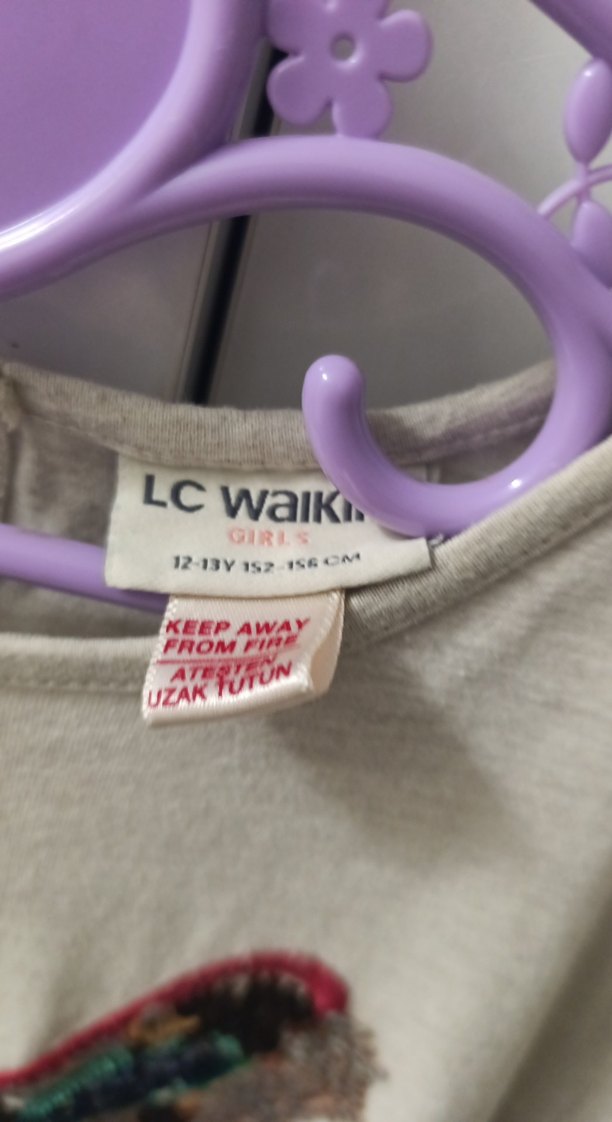 Kız Çocuk Kelebek Baskılı Bohem Elbise - Görsel 3