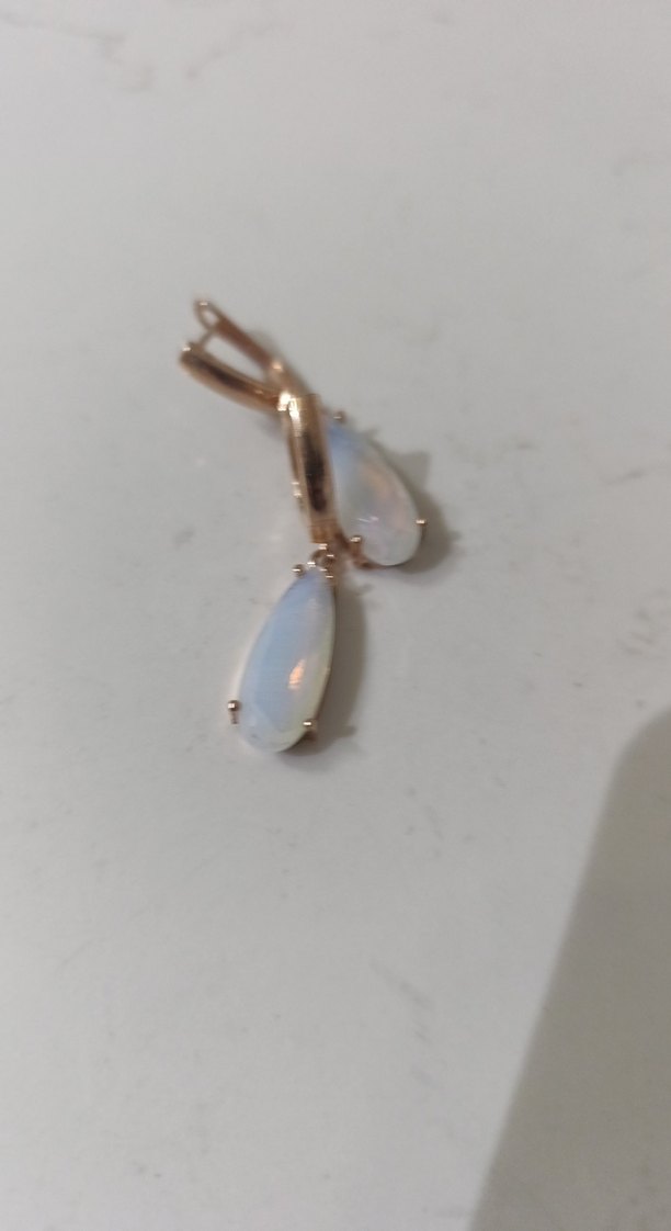 Beyaz Mini İnci Küpeler - Görsel 2