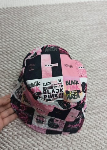 Renkli Pembe Grunge Punk kız cocuk Şapka - Görsel 3