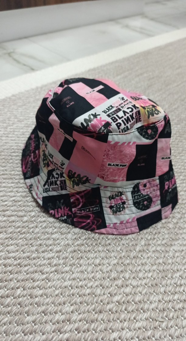 Renkli Pembe Grunge Punk kız cocuk Şapka - Görsel 2