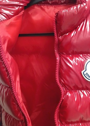 Kırmızı Erkek cocukŞişme Yelek, Düğmeli, Yüksek Yaka - Görsel 2