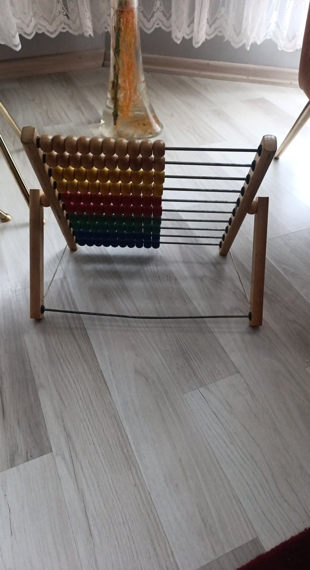 Ahşap Renkli Sayı Boncukları Oyuncak - Görsel 3