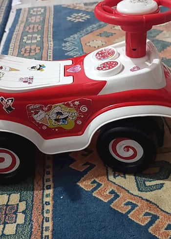 Kırmızı Renkli Çocuk Oyuncak Arabası - Görsel 2