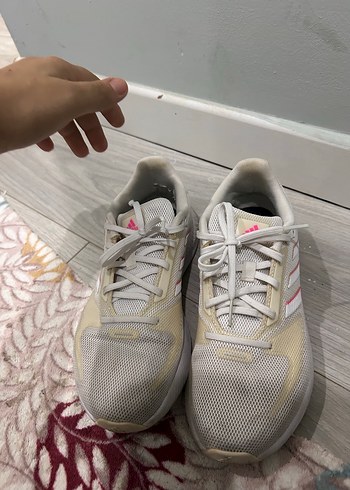 38 Beden Beyaz Bağcıklı adidas Kadın Spor Ayakkabı