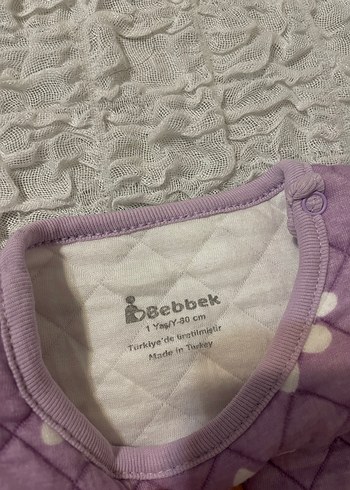 Kız Çocuk Lila Çiçekli Uzun Kollu Sweatshirt - Görsel 2