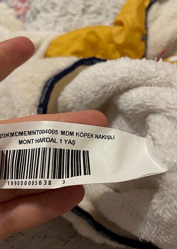 Sarı Kürklü Kapüşonlu bebekKıyafeti - Görsel 2