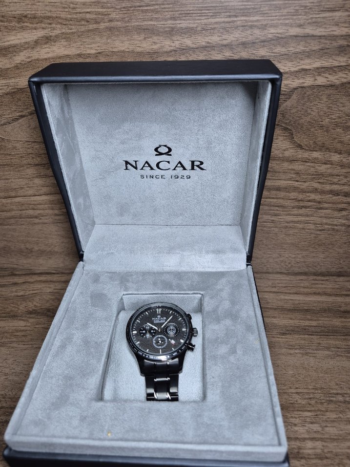 Nacar Siyah Erkek Kol Saati - Görsel 5