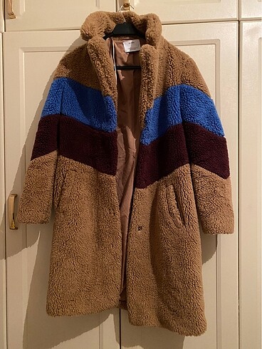 Bershka taba rengi kaban kadın tedy kaban mont XS kaban kahveren