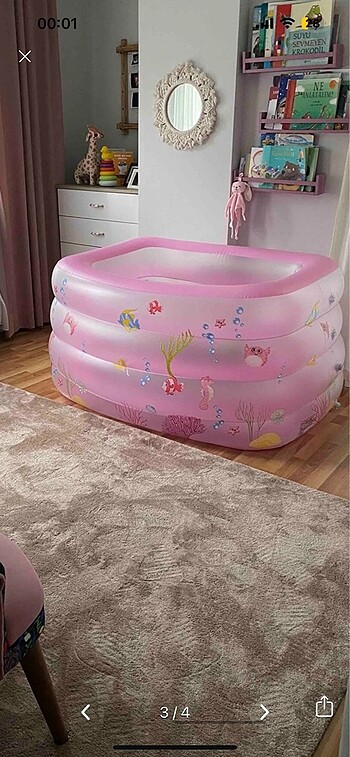 Beden Kız çocuk pembe havuz