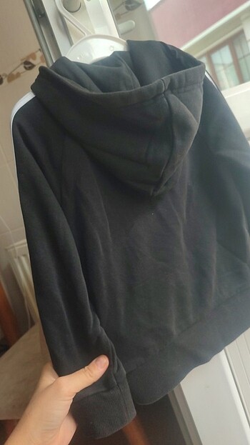 24-36 Ay Beden siyah Renk Adidas kapşonlu