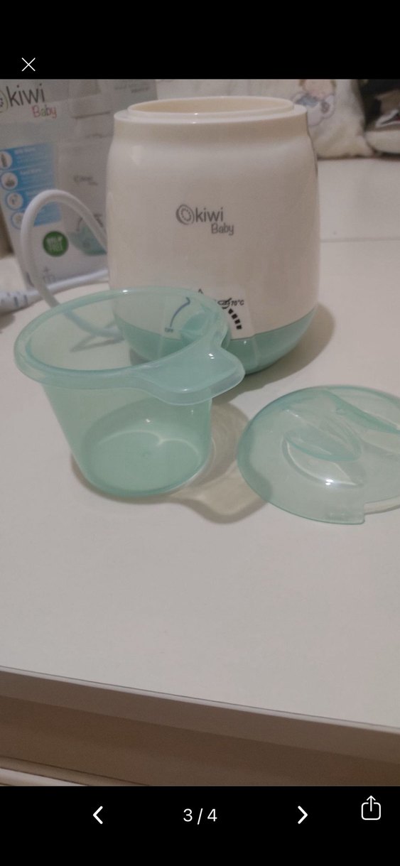 Kiwi Baby Beyaz Bebek Biberon Isıtıcı - Görsel 3