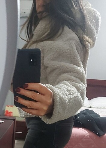 xs Beden beyaz Renk ZARA PELUS MONT