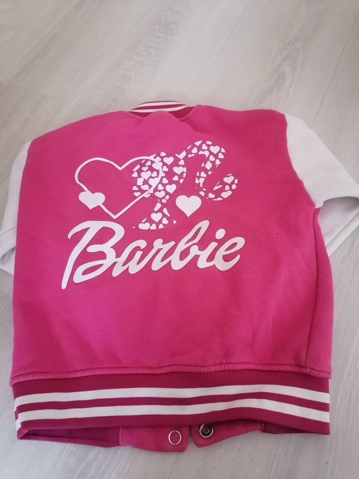 Pembe Çocuk Düğmeli Sweatshirt - Görsel 2