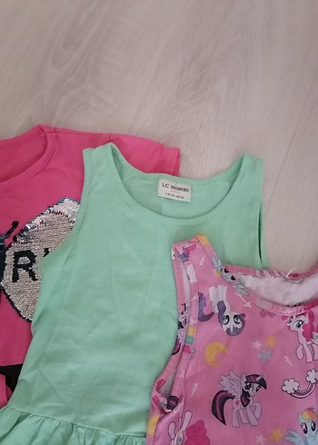 Günlük şık  çocuk elbiseleri - Görsel 2