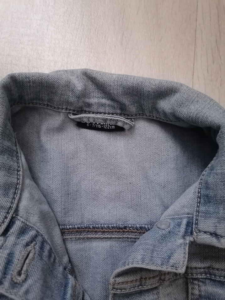 Kız çocuk Denim Ceket, Düğmeli, Normal Boy - Görsel 2