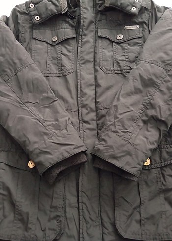 Erkek Çocuk Siyah Düğmeli Kaban - Görsel 17