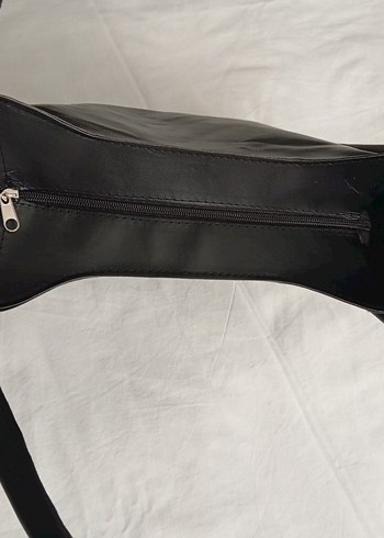 Siyah Deri Minimalist Kadın Çanta - Görsel 3