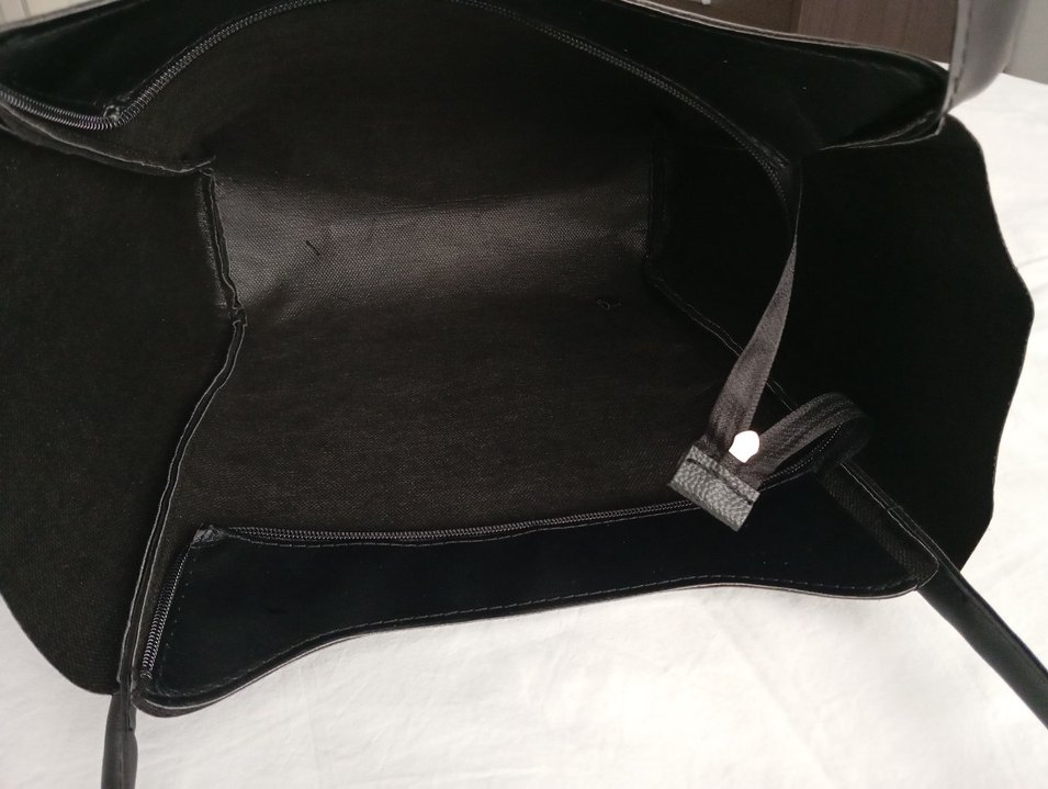 Siyah Deri Minimalist Kadın Çanta - Görsel 4