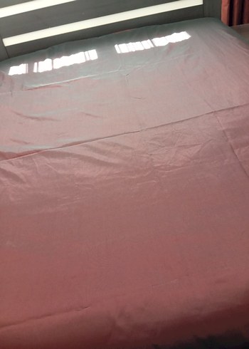 Bordo Düz Yatak Örtüsü - Görsel 4