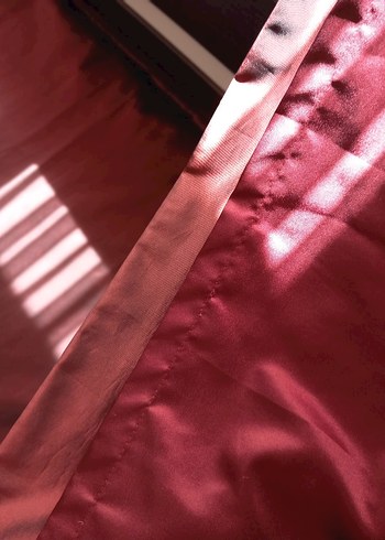 Bordo Düz Yatak Örtüsü - Görsel 7