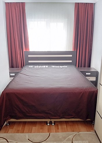 Bordo Düz Yatak Örtüsü - Görsel 9