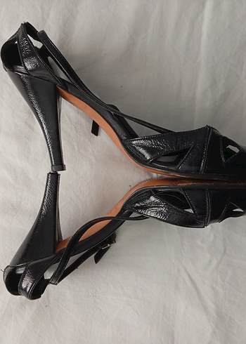 Kadın Siyah Gotik Topuklu Ayakkabı - Görsel 7