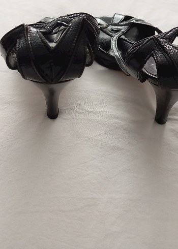 Kadın Siyah Gotik Topuklu Ayakkabı - Görsel 5