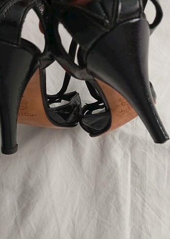 Kadın Siyah Gotik Topuklu Ayakkabı - Görsel 4