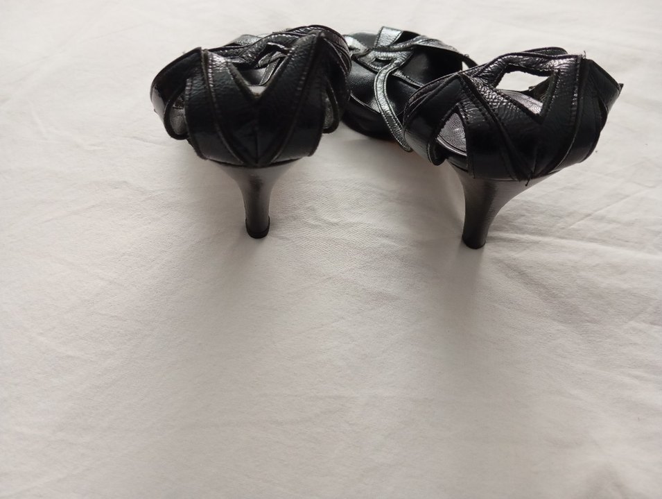 Kadın Siyah Gotik Topuklu Ayakkabı - Görsel 5
