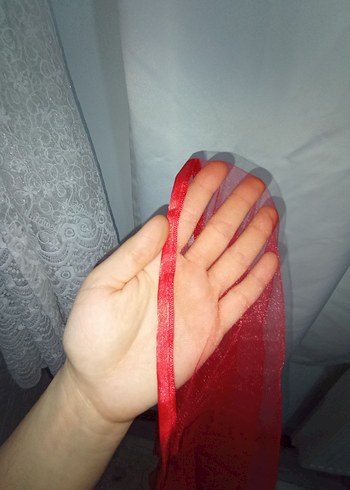 Kırmızı gelin duvağı - Görsel 3