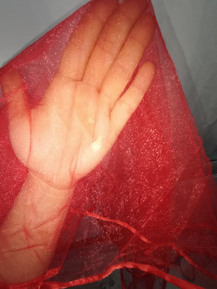 Kırmızı gelin duvağı - Görsel 4