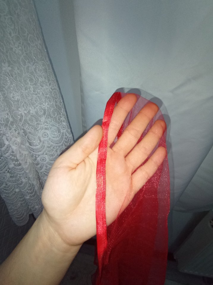 Kırmızı gelin duvağı - Görsel 3