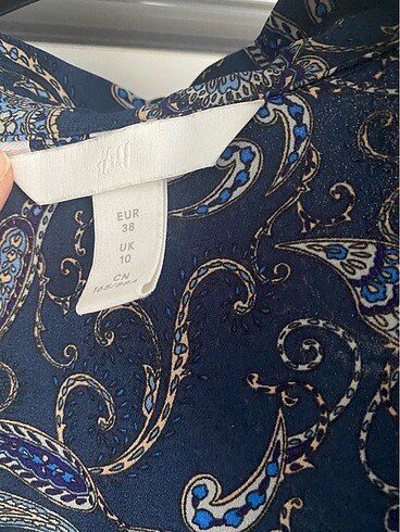 38 Beden lacivert Renk H&M Gömlek
