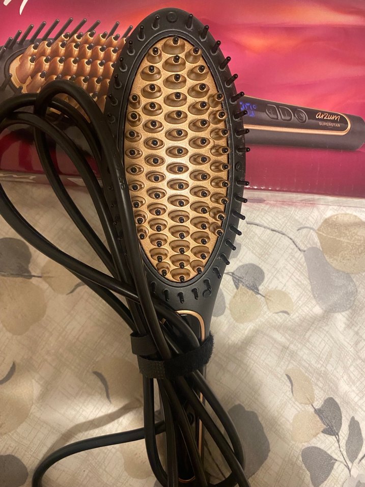 Arzum Saç Düzleştirici Fırça - Görsel 2
