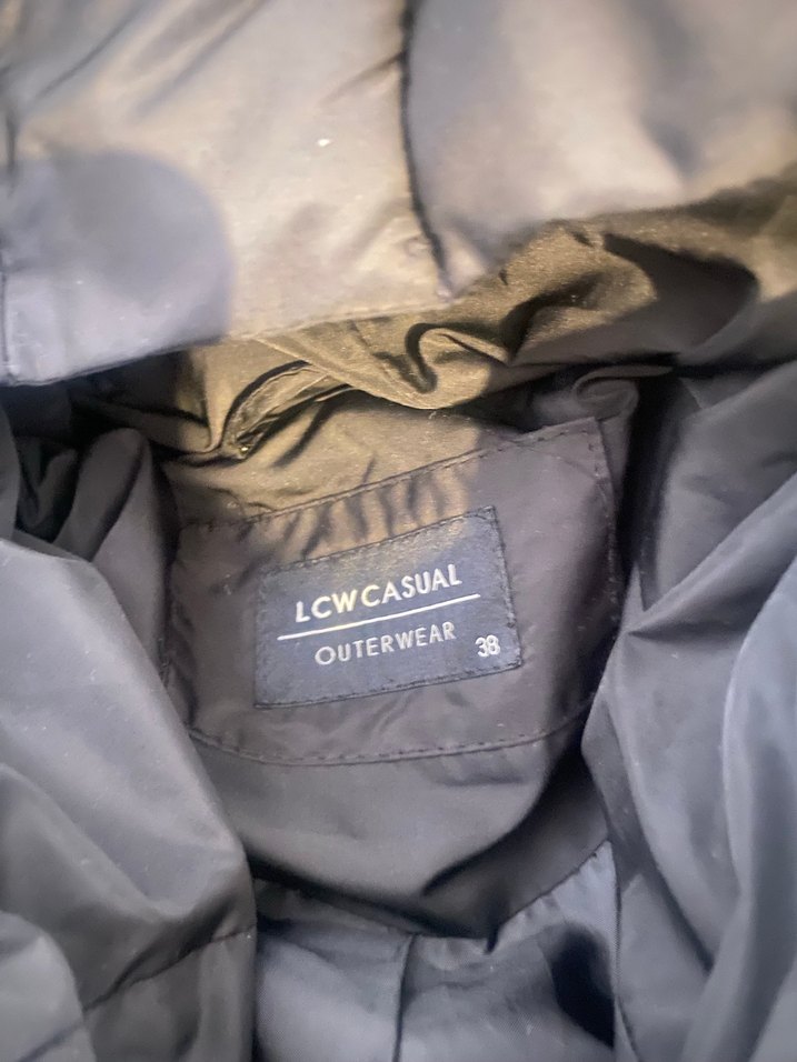 Siyah Kadın Kışlık Mont - Görsel 3