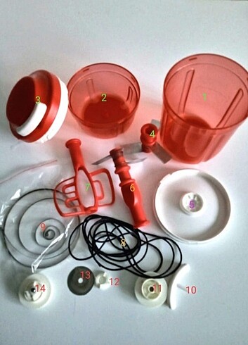 Tupperware Şef Ve Yedekleri 