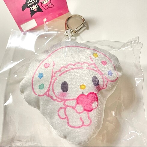 Sanrio Beyaz My Melody Pufuduk Anahtarlık