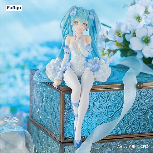 FuRyu Hatsune Miku Flower Fairy Nemophila Pale Blue Figür