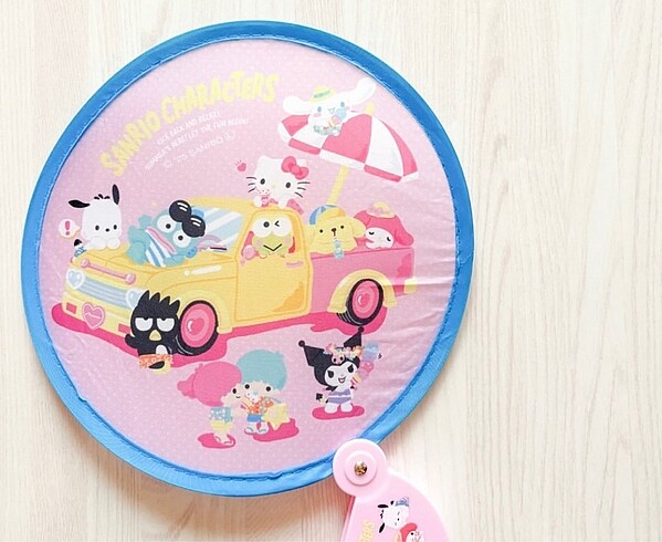 diğer Beden mor Renk Sanrio orijinal Katlanır Fan Yelpaze