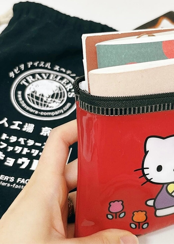 Sanrio orijinal Hello Kitty Cüzdan Retro - Görsel 4