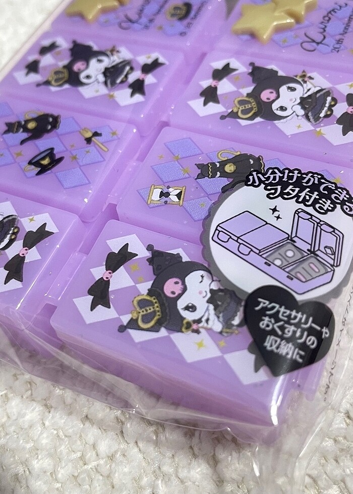 Sanrio orijinal Kuromi Takı Kutusu - Görsel 3